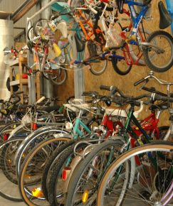 Vélos à la Boutique Calitom