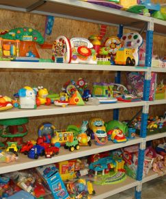 Rayon de jouets de la Boutique Calitom